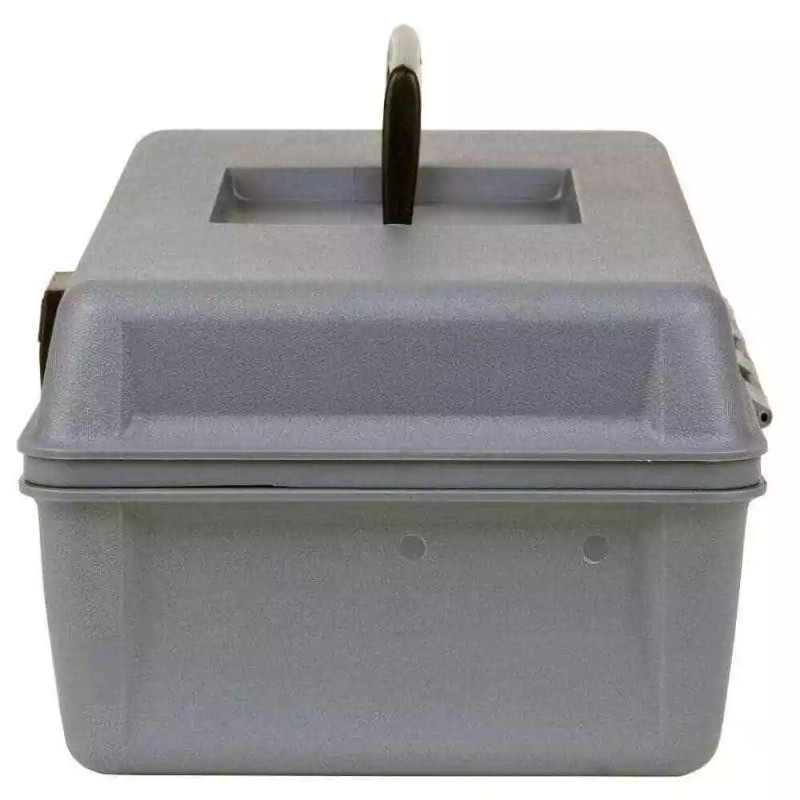 Flambeau 1100 Gray Copolymer Resin Tool Box, 11-1/8" W x