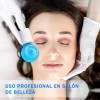 Masaje Facial Con Bola De Hielo Y Tratamiento Para Ojos