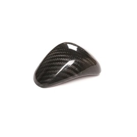 Real Carbon Fiber Interior Accessories Fit for Honda Accord 9th/9.5 Generation Gear Shift Knob Head Trim Protective CoverSize: Original Car Size, Color: Black