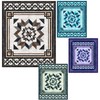Teal, Copper Hints, Sienna Marble Design, Fabric, 100% Cotton, Stonehenge