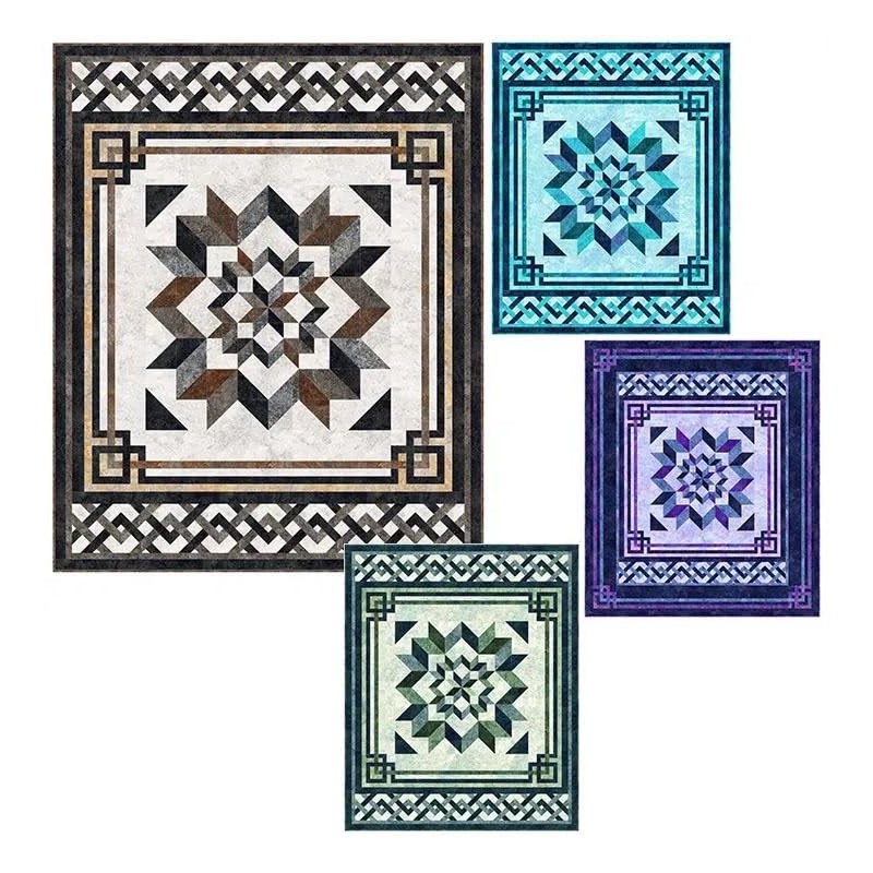 Teal, Copper Hints, Sienna Marble Design, Fabric, 100% Cotton, Stonehenge