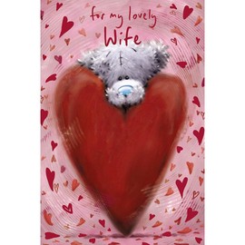 Me To You Bear Lovely Wife Softly Drawn Valentine's Day Card