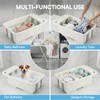 DZMDIP Baby Bathtub with Stand,Collapsible Infant Bath Tub
