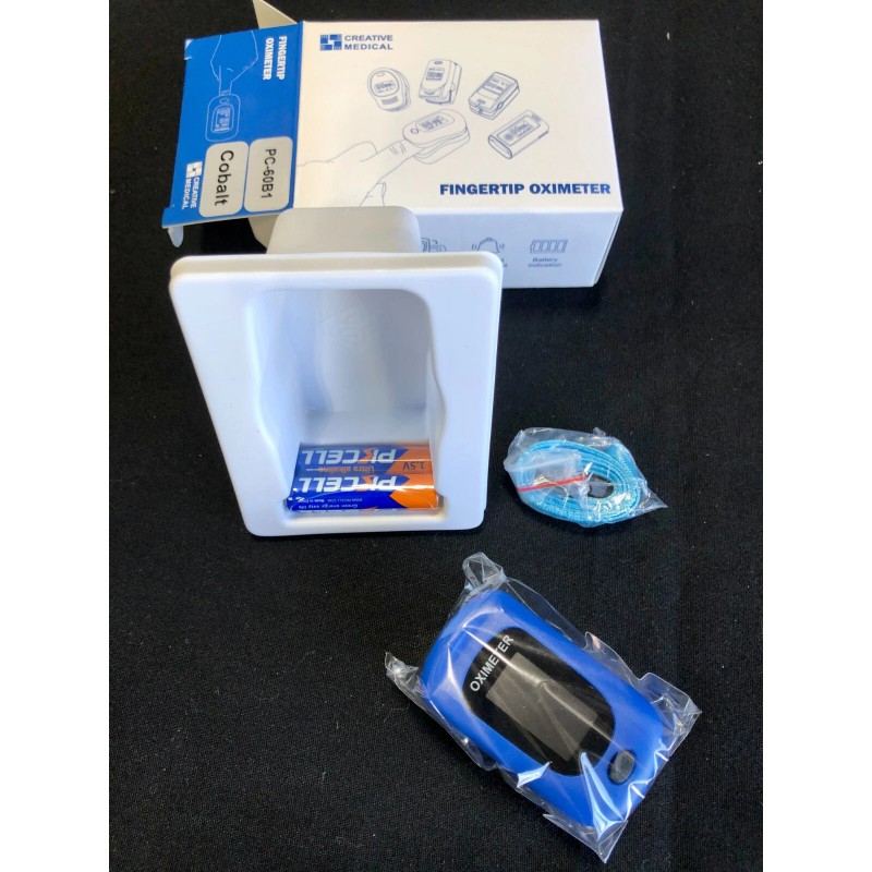 Creative Medical Fingertip Pulse Oximeter, Four direction display Model PC-60B1