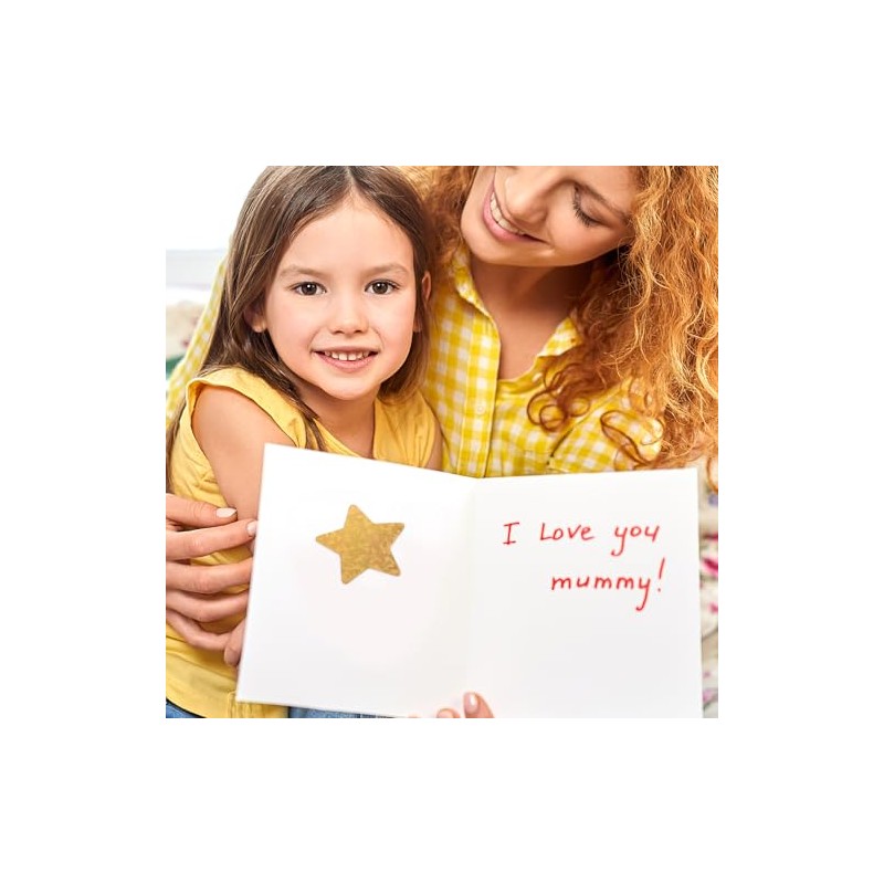 SEWACC Pegatinas De Estrellas Para Niños 2 Rollos De Estrellas