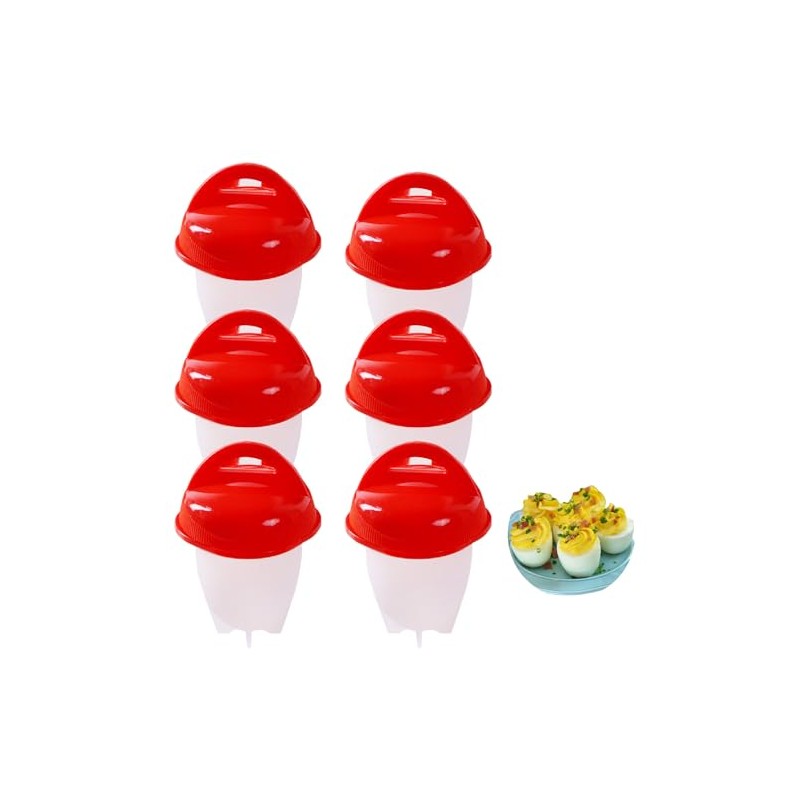 6 PCS Eggs Cooker, Silicone Egg Boil, Hard Boiled Eggs