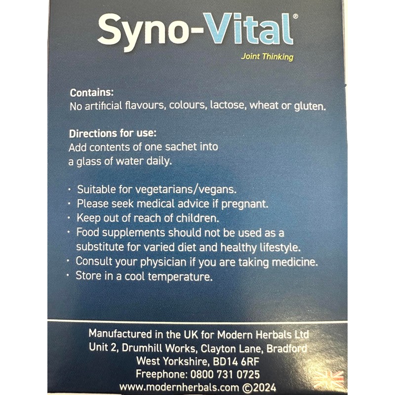 Syno-Vital Hyaluronic Acid 30 sachets x 3 Pack