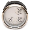 Faria Boat Multi-Function Gauge GFC610A | Kronos Silver 3 1/4