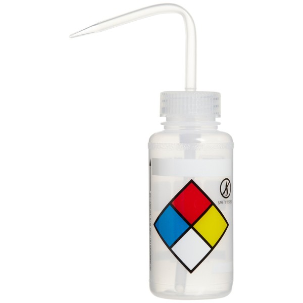 Bel-Art Scienceware 118080009, 250ml Capacity Low Density Polyethylene 4-Color Wide-Mouth