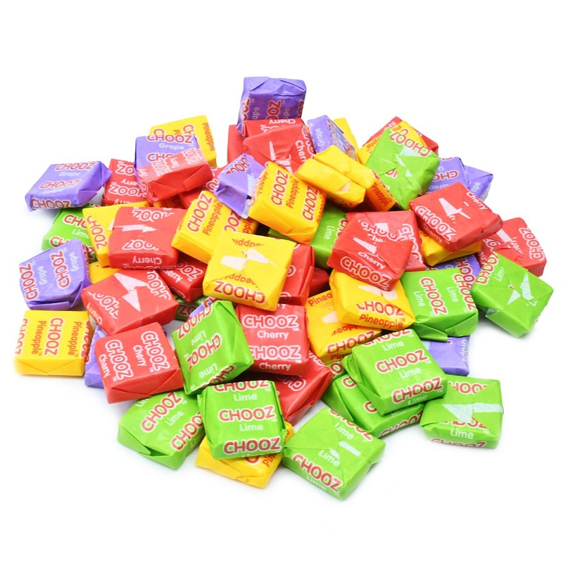 Candy Retailer Square Assorted Fruit Chews 1 Lb