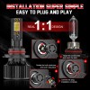 CHUSYYRAY For Chevy Caprice 1987-1990 4X6000K COB High Low Beam
