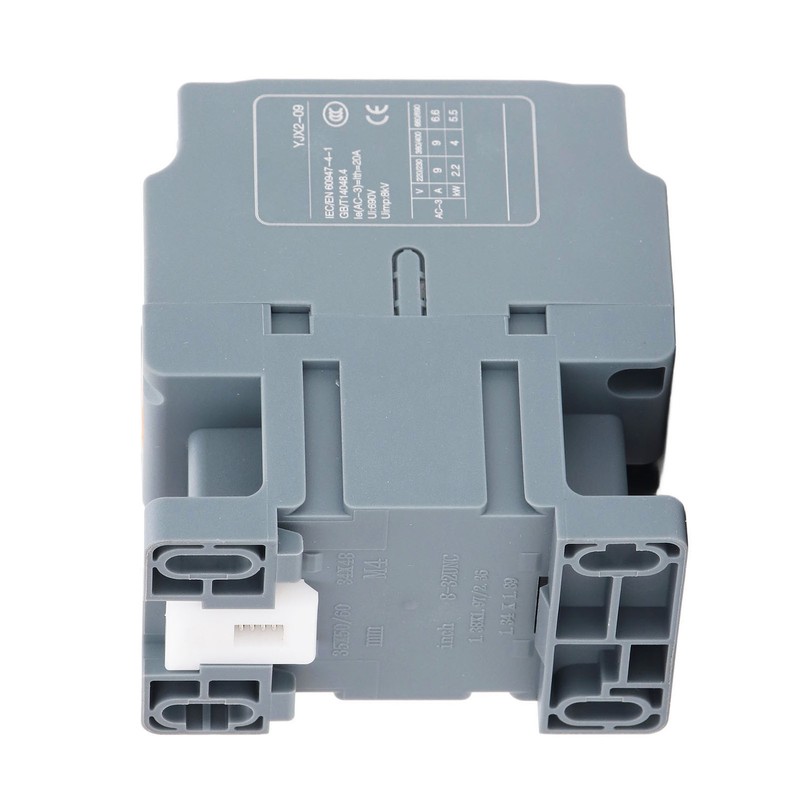 9A Universal AC Contactor 1NO 1NC Auxiliary Contact Electrical Contactor