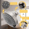 AISOSO Shower Head, 5 Modes High Pressure Shower Heads for