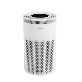 Azeus C8 True HEPA Air Purifier, 5-Stage Filtration, 360° Air Intake, Ultra-Quiet, Ideal for Large Rooms and Pet Owners, Ozone-Free (Medium)