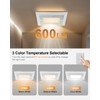 GROWNEER Bathroom Exhaust Fan with Light, 35W Exhaust Fan with