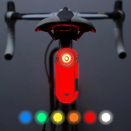 IPG for Garmin Varia RTL515 Decoratif Stickers Set with 4 Units Screen Protector for Radar and 4 Units Decals Exterior Accessories Stickers Set (Reflective Series - Red)