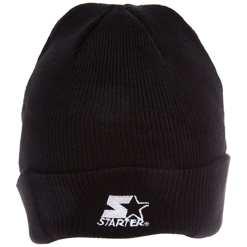 STARTER BLACK LABEL Unisex Beanie Hat, black