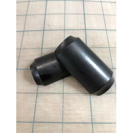 Ti Cycles 7/8" to 1 1/4" (22.2 to 31.8mm) handlebar shim black anodized aluminum