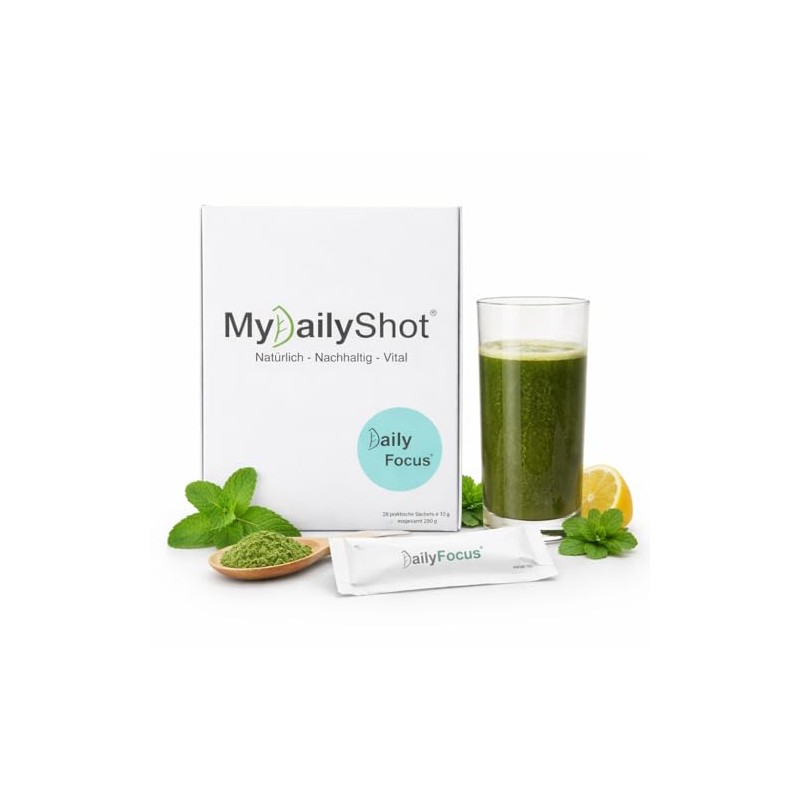Focus Powder Drink with Adaptogens & Plants - Concentration, Mental