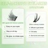 GlossyVisus Self Adhesive Eyelashes Kit with 48 Pcs Press On