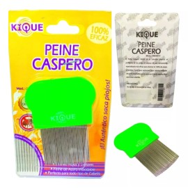 Kique Peine Quita Caspa Liendres Piojos Piojero Limpia Cabello Suc