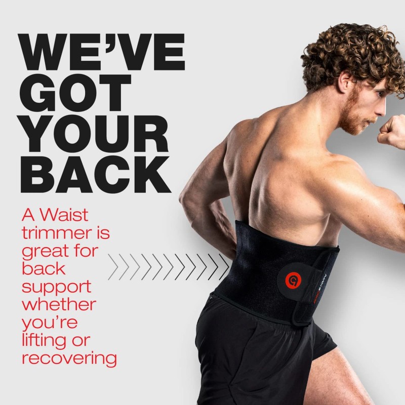 ActiveGear Waist Trimmer Belt for Stomach and Back Lumbar Support,