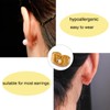 925 Sterling Silver Earring Backs, 20 pcs Gold Butterfly Earrings