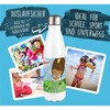 CreaDesign, Children's Stainless Steel Drinking Bottle, Princess, White, Thermal Flask,