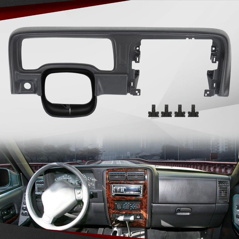 CROSSDESIGN Dash Bezel Trim Speedometer Cluster Bezel Compatible with Jeep