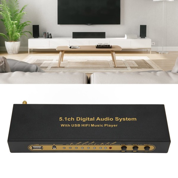 5.1CH Sound Decoder HD Multimedia Interface Digital Sound Extractor Converter