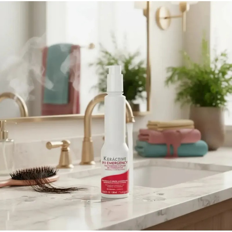 Nutrapel Keráctive 911 Sistema Integral de Reparación Shampoo300 ml+ Tratamiento