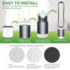 2 Pack TP01 Air Purifier Filter Replacement Compatible with Dyson