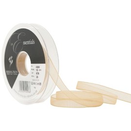 Berisfords 10 mm Super Sheer Ribbon, Honey Gold