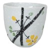 Ebros Gift Japanese Design Yellow Cherry Blossom Sakura Blossoms Ceramic