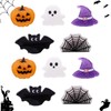 10pcs Mini Halloween Hair Claw Clips, Acrylic Mini Hair Clips