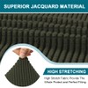 Turquoize 3 Piece T Cushion Sofa Slipcovers Stretch Couch Cover