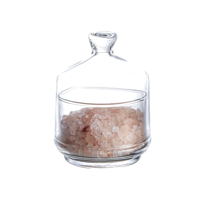 the mask el turko Multipurpose Glass Mini Container with Lid,