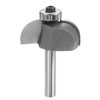 sourcing map Cove Router Bit 1/4" Shank 1-1/8" Dia 17/32"