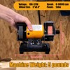 Vevitts 3" Mini Bench Grinder Polisher with 31" Long Flexible