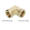 QUARKZMAN Brass Hose Fittings 1/8 Inch NPT Female, 1 Piece