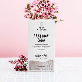 Four Reasons Original Takeaway Color - Satin Pearl – 9.02 Bright Pearl Blonde - Demi-Permanent Hair Color - Ammonia-Free and Fragrance-Free Hair Dye - 100% Vegan & Cruelty Free