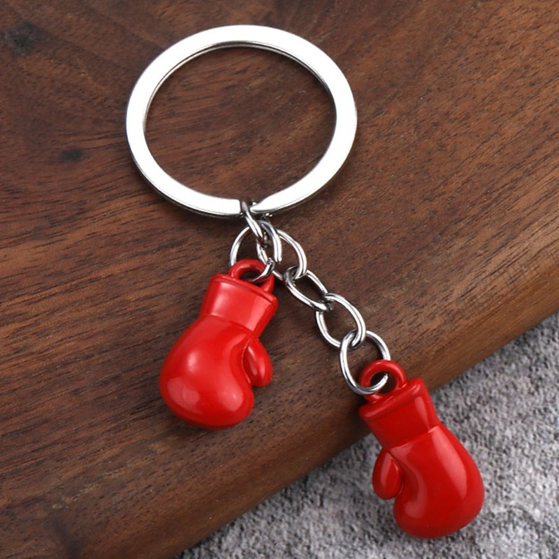 3 Pieces Boxing Glove Keychains, Creative Keychains, Sports Element Keychains,