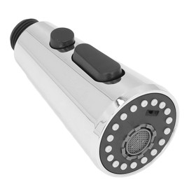 Faucet Spray Head, Stainless Steel ABS Rustproof G1/2 Brushed Pull Down Faucet 3 Modes Faucet Sprayer Nozzle for Kitchen Sink