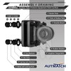AUTMATCH D Ring Shackle Mount with Backer Plate (2 Pack)