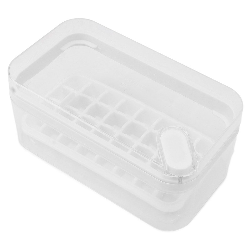 Easy Release Ice Cube Tray Plastic 32 Grids Ice Tray