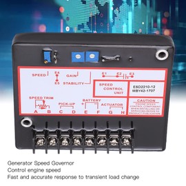 Electronic Engine Controller, DC12‑24V ESD2210 12 Generator Speed Governor for Genset Control