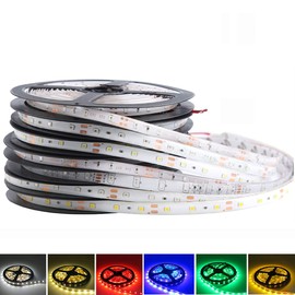 FOLGEMIR 5 m LED Strip, Green 2835 SMD 300 LEDs Strip, DC 12 V, Waterproof Light Strip, Mild Backlight