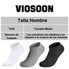 Calcetines de Deporte Calcetines de Algodón para Hombre en Negro,