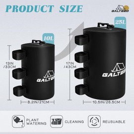 GALTEED Canopy Water Weight Bag,88 LBS Water Tent Weights Set of 4 Leg Weights for Pop Up Canopy,Canopies,Tent,Gazebo,Black