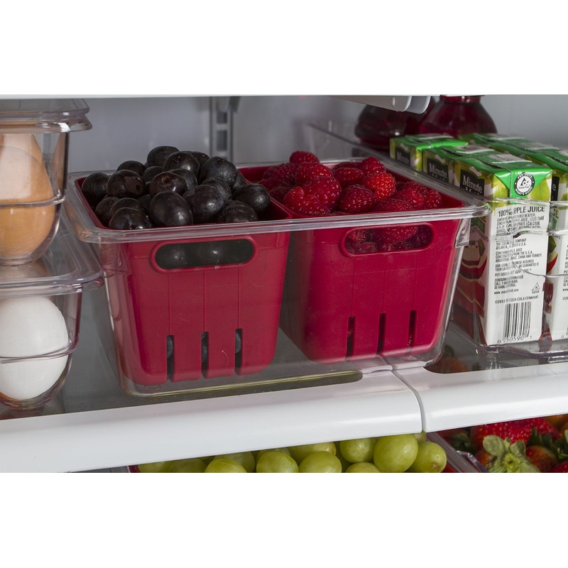 Kitchen Spaces KSDCB12-AMZ Twin Colander Stackable Food Storage Organizer for